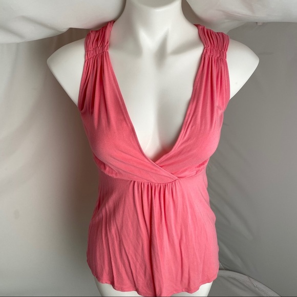 MICHAEL Michael Kors pink empire babydoll sleeveless top XS - Picture 1 of 8